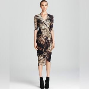 HELMUT LANG Drift Drape Dress Size M